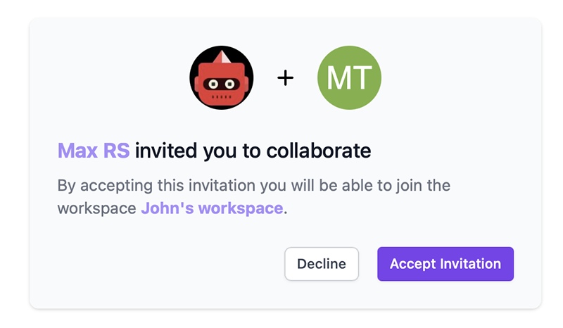 Team collaboration interface